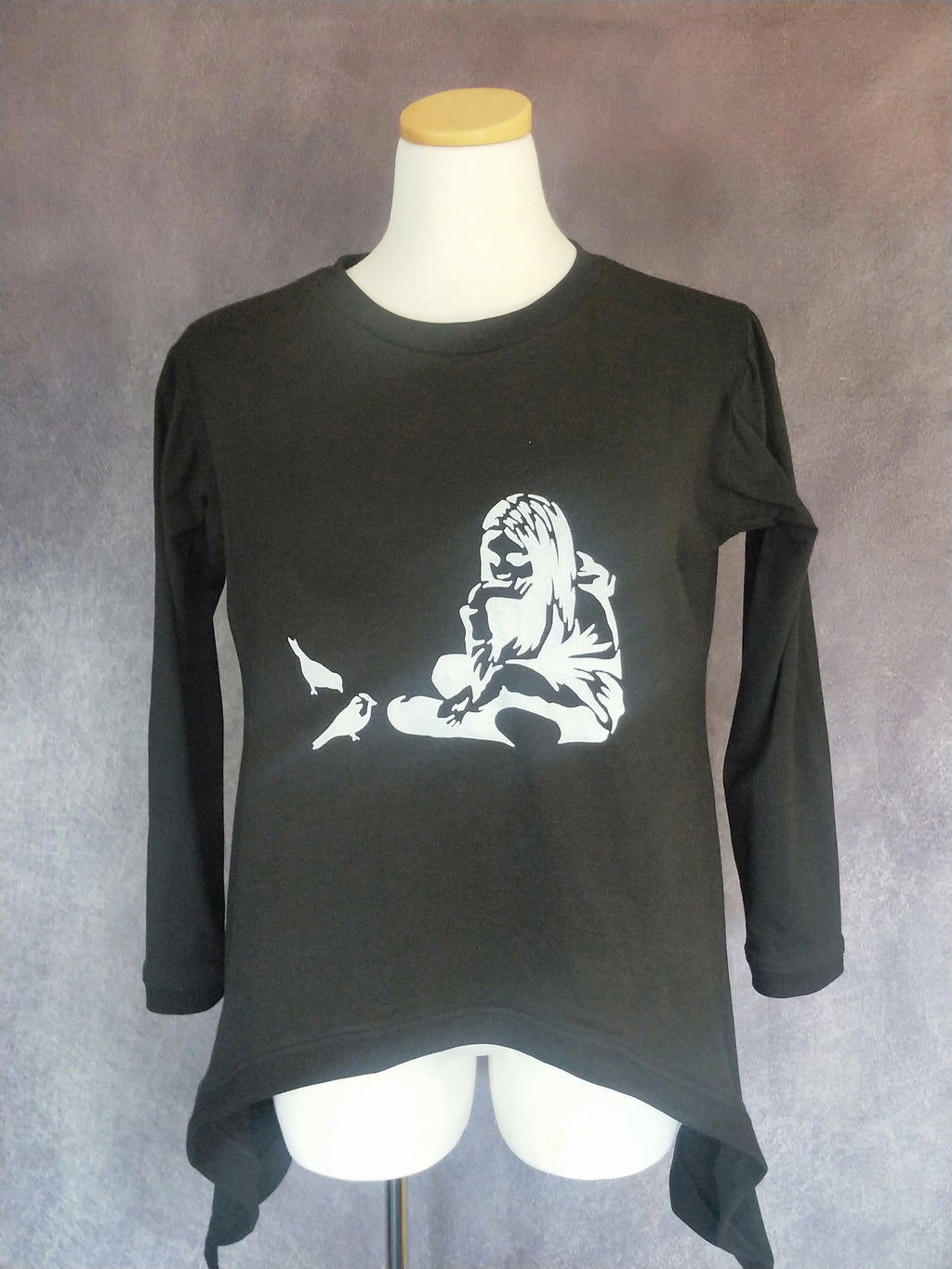 Banksy Bird Girl T Sweat