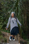 Twist Skirt ( Black)