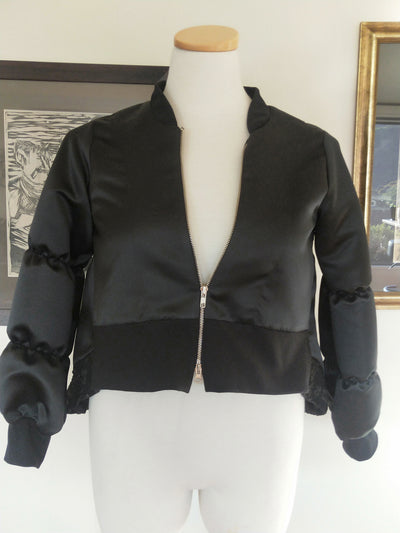 Satin Bomber Jacket
